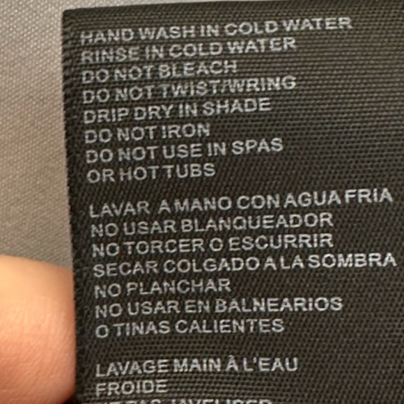 DKNY Shirred Waist Swim Skirt - Black - size XL - Picture 6 of 10